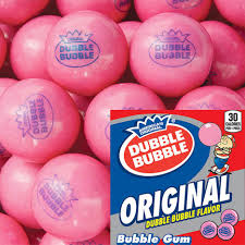 Concord Dubble Bubble 1" Gumballs 5lb Bag Bulk Bag